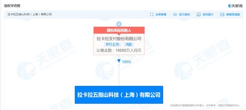 拉卡拉布局科技新賽道 五指山科技公司成立，注冊資本1億加碼信息系統(tǒng)集成服務